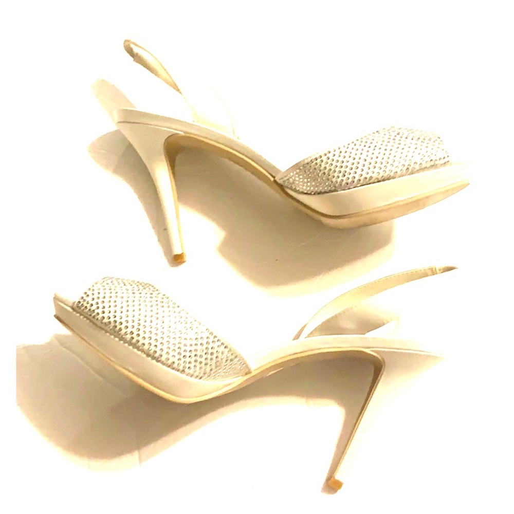Clearance Sale David Bridal 4” Slingback Wedding Pumps